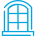 Architecturally beveled exterior frame