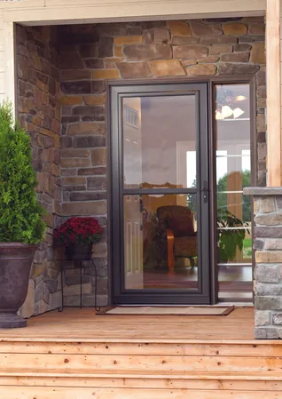 Window World Retractable Screen Storm Door