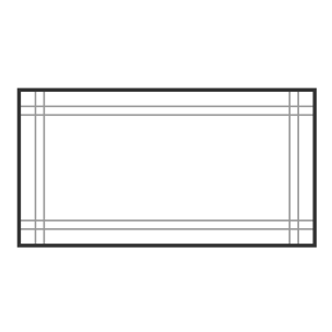 Awning Grid Options - Double Prairie By Window