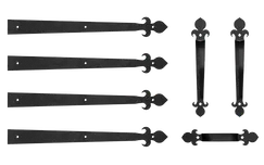 Decorative Hardware Kits - Fleur-de-Lis